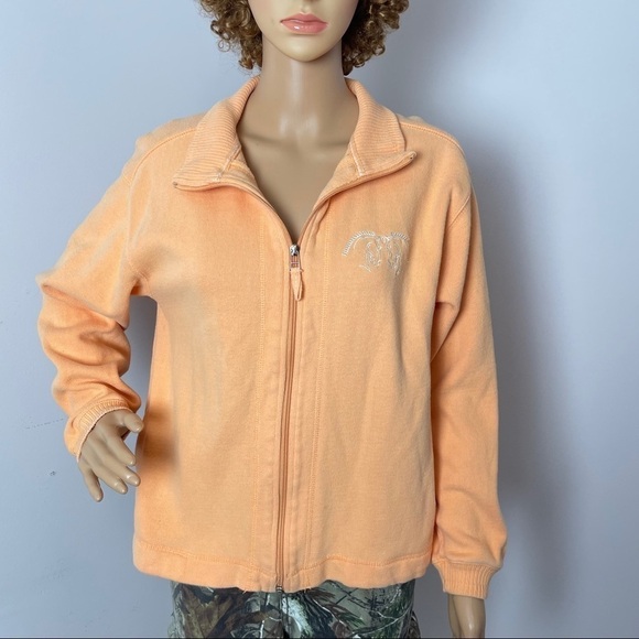 Body Chemistre “Between Horse and Rider” Riding Sweatshirt – Peach/Orange – Size - Picture 1 of 12